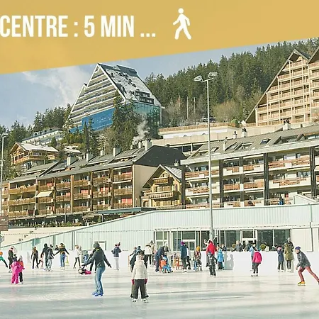 Balcon - Proche télécabines - Hypercentre - Parking Crans-Montana Extérieur photo