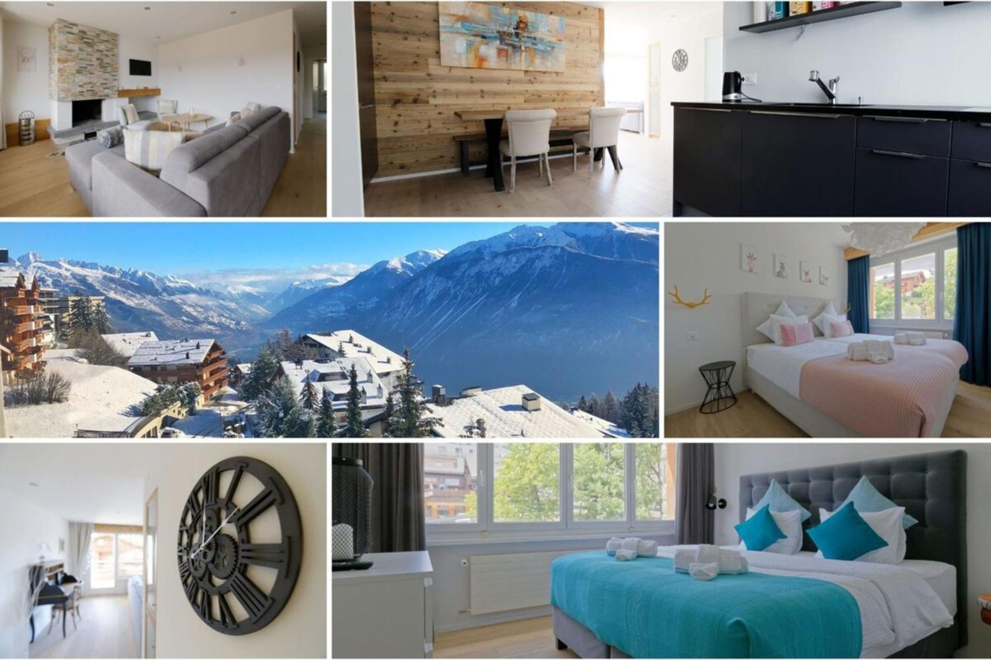 Balcon - Proche Télécabines - Hypercentre - Parking Crans-Montana